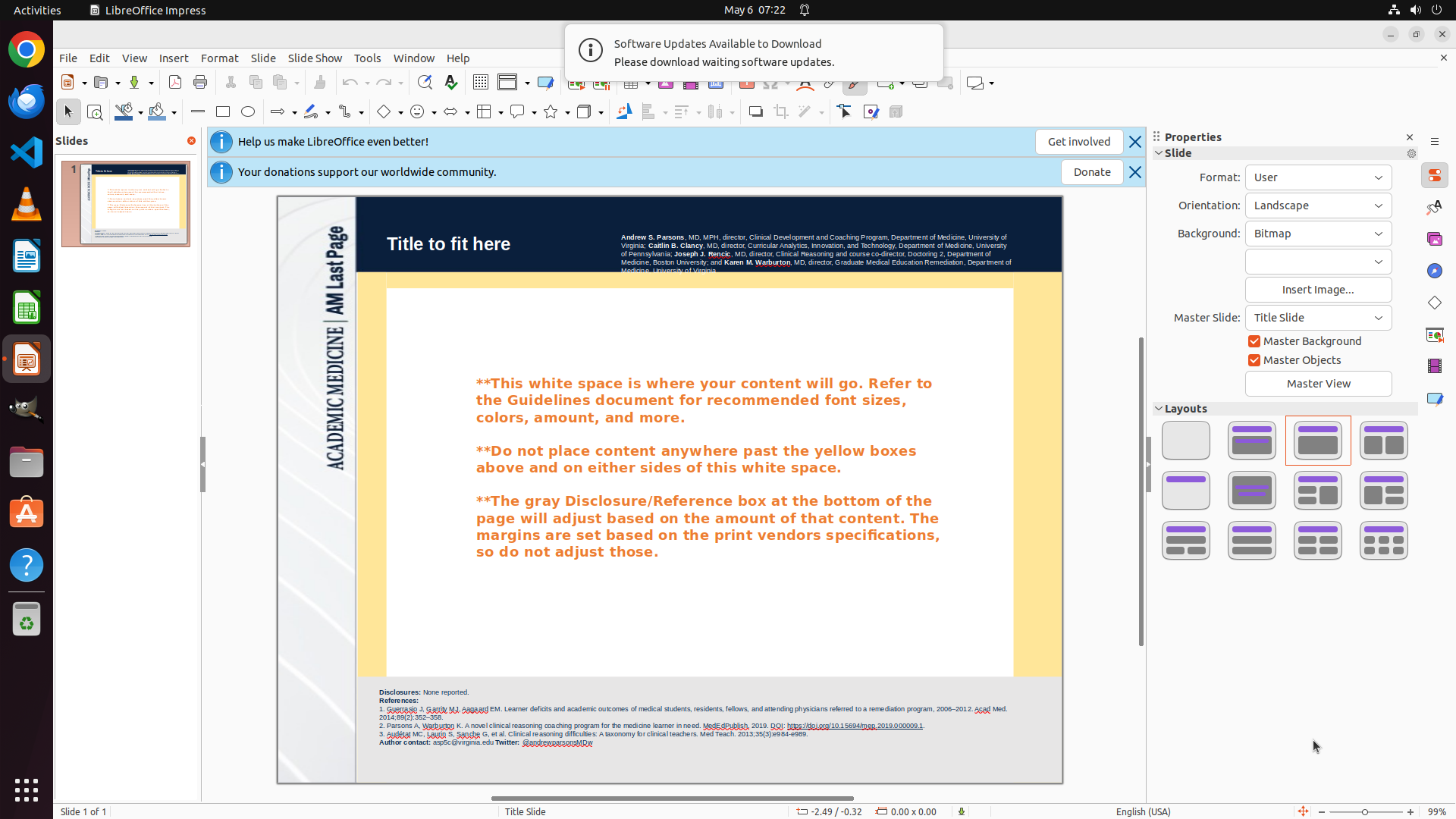 Example of a task in OSWorld.
